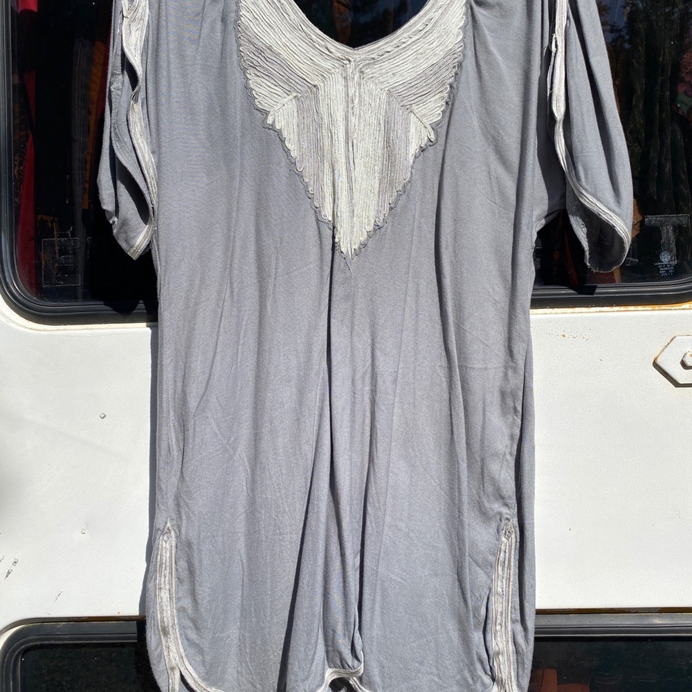 Free People dress with gapping sleeves